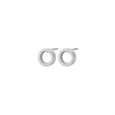 Monaco Stud Mini Steel Earrings