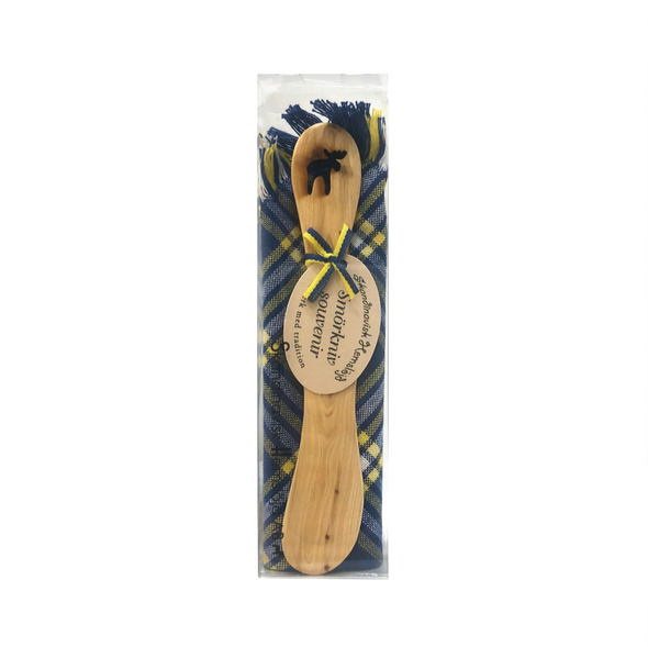 Moose Butter Knife and Napkin Gift Set - Cut Out