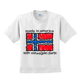 Made in America with Norwegian parts T-Shirt - Toddler