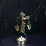 Oak - Rotating Carousel Candle Holder
