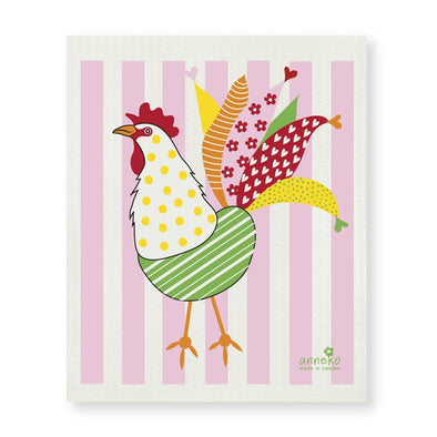 Rooster - Colorful - The Amazing Swedish Dish Cloth