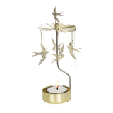 Swallow Gold - Rotating Carousel Candle Holder