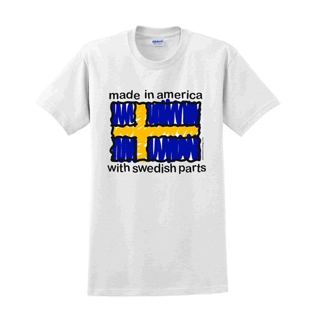 radius krænkelse Støvet Made in America with Swedish parts T-Shirt – Scandinavian North