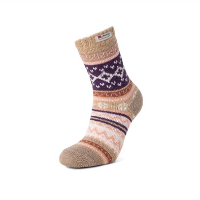 Multi Tan Norwegian Socks Small