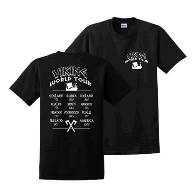Black - Viking World Tour T-Shirt