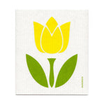 amazing swedish dishcloth yellow tulip by jangneus